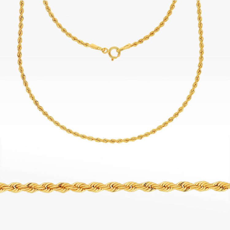 Łańcuszek ze złota kord