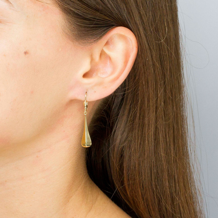 Kolczyki ze złota wiszące