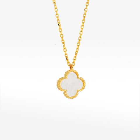 Naszyjnik ze złota 42-45cm masą perłową