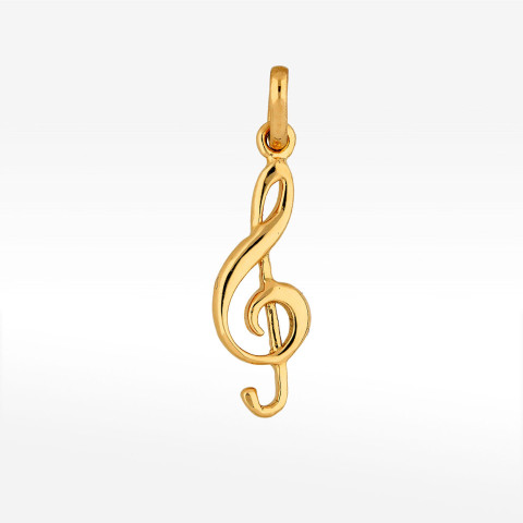 Zawieszka ze złota klucz wiolinowy