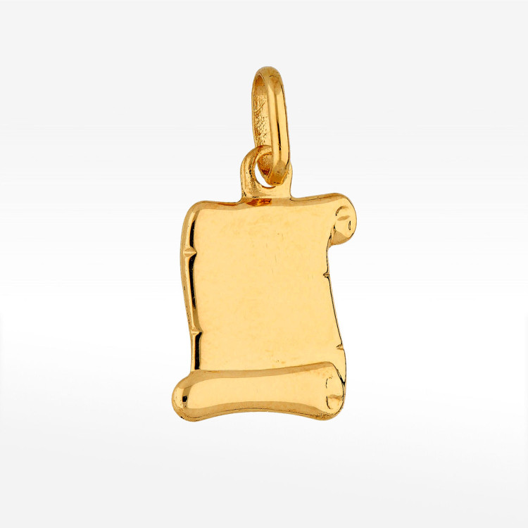 Zawieszka ze złota blaszka