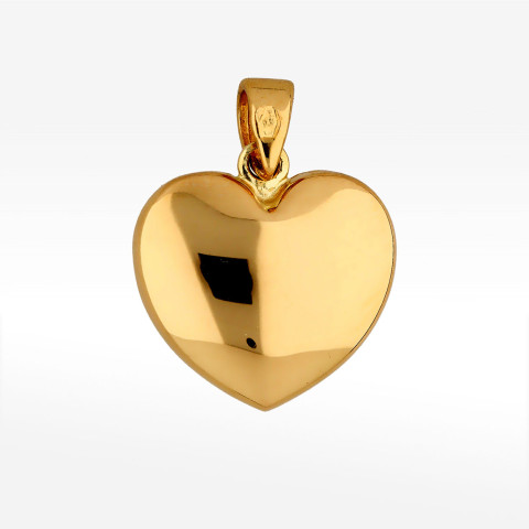 Zawieszka ze złota serce