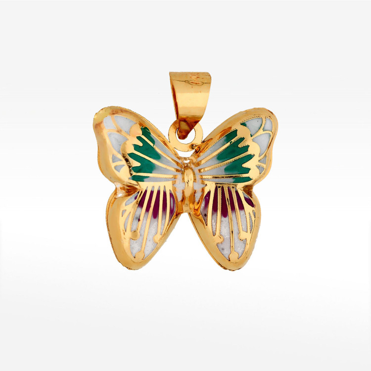 Zawieszka ze złota motyl