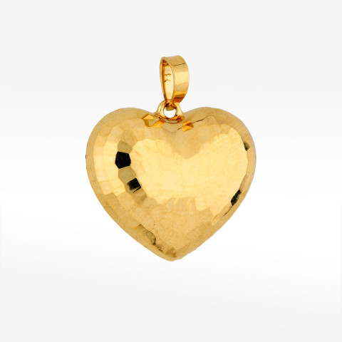 Zawieszka ze złota serce