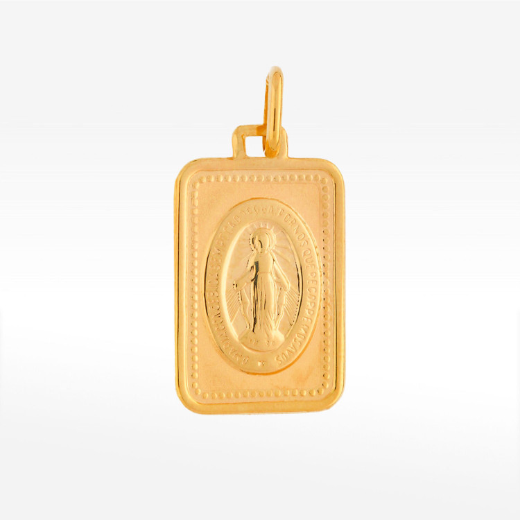 Zawieszka ze złota cudowny medalik