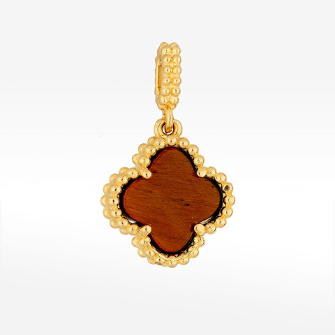 Zawieszka ze złota z tygrysim okiem 10.5mm