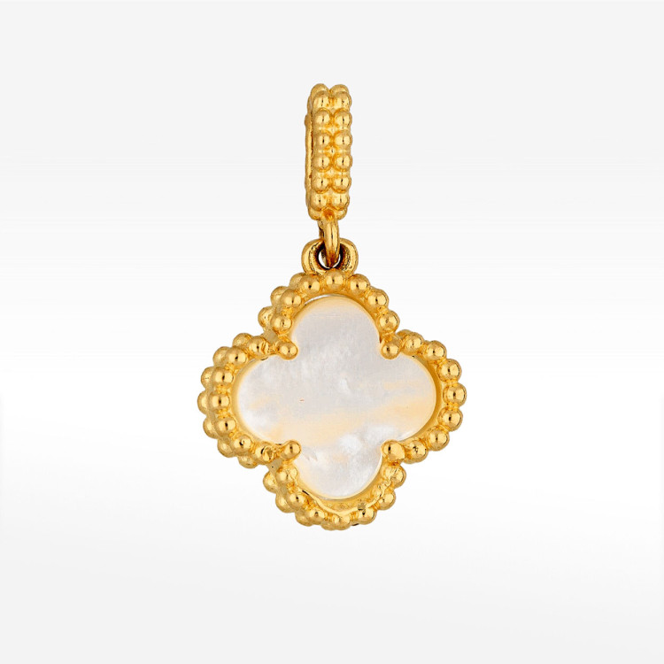 Zawieszka ze złota z masą perłową 10.5mm