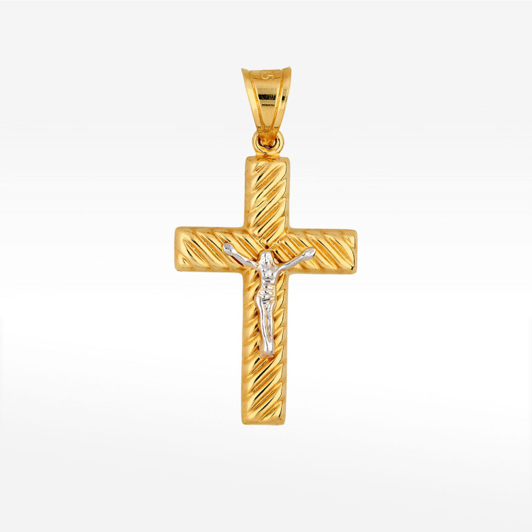 Zawieszka ze złota krzyżyk