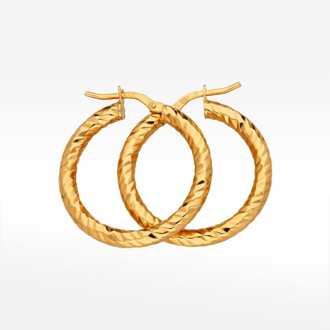 Kolczyki ze złota 2.6cm koła