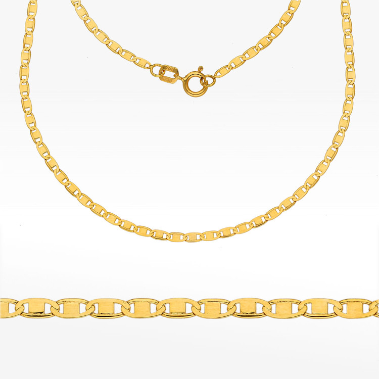 Łańcuszek ze złota gucci pełny