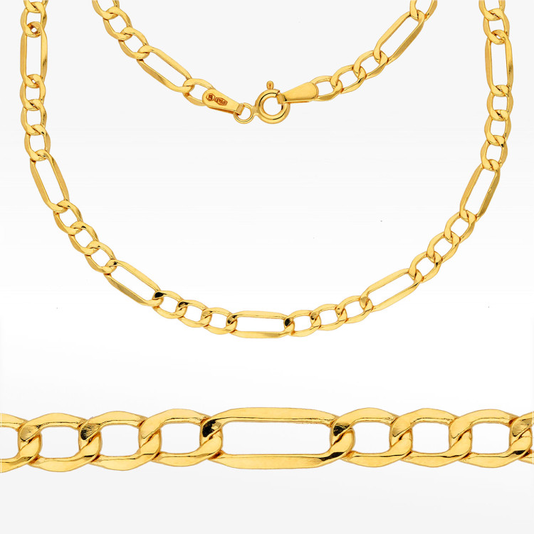 Łańcuszek ze złota figaro