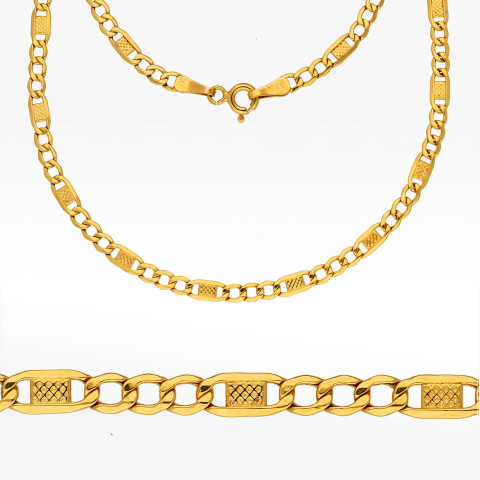 Łańcuszek ze złota figaro