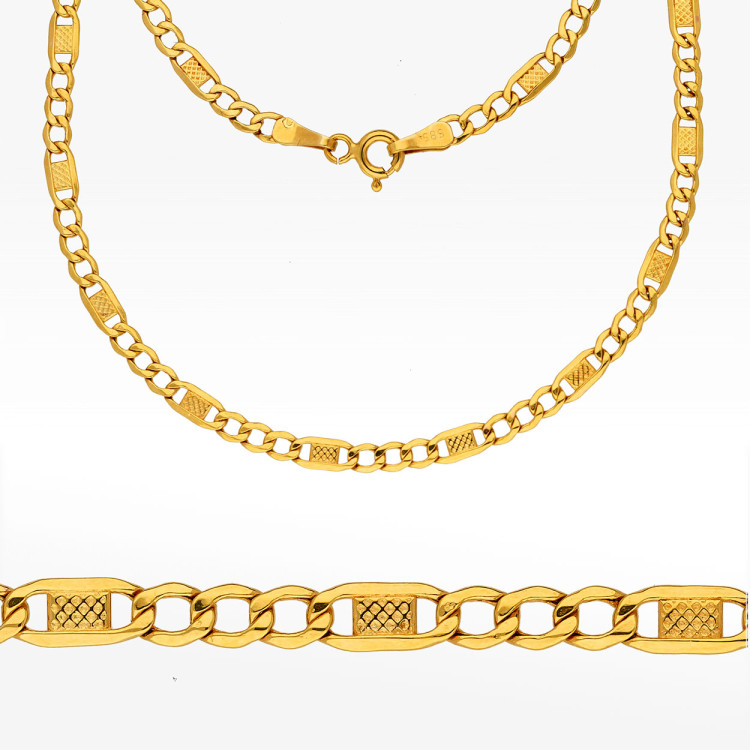 Łańcuszek ze złota figaro