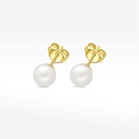 Kolczyki ze złota z perłą