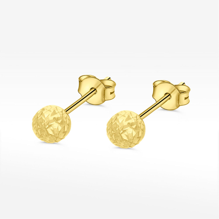 Kolczyki ze złota kulki
