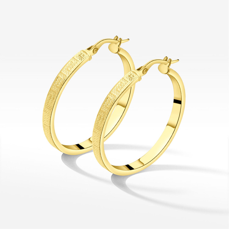 Kolczyki ze złota 2.8cm koła