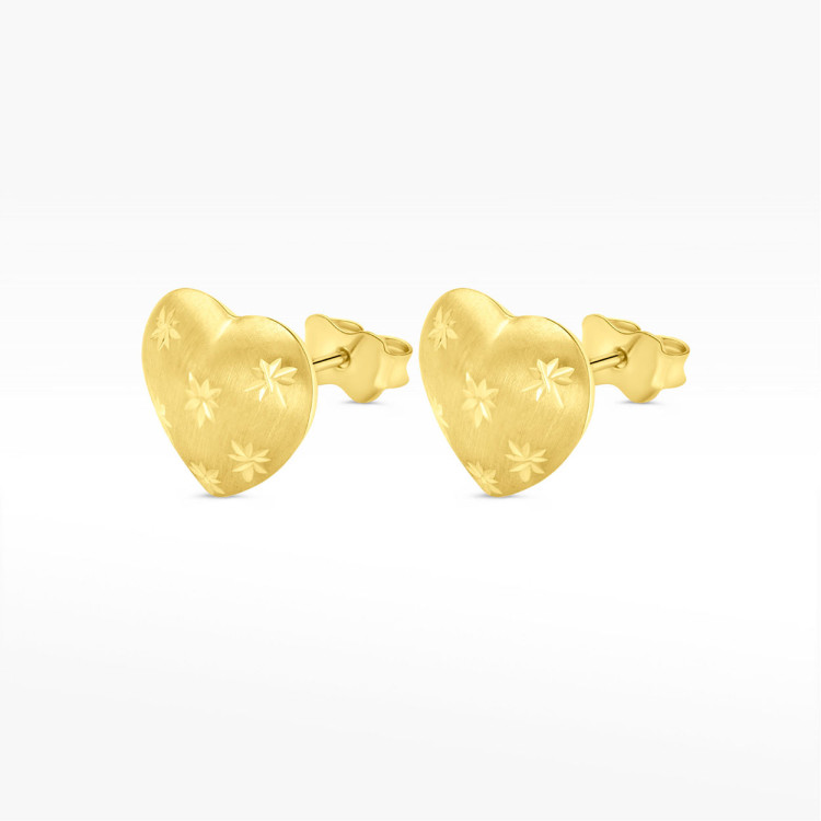 Kolczyki ze złota serca