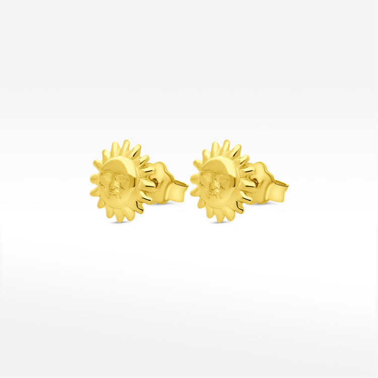 Kolczyki ze złota słoneczka