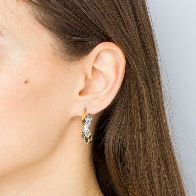 Kolczyki ze złota koła