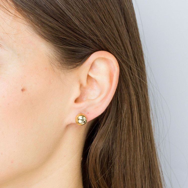 Kolczyki ze złota kulki