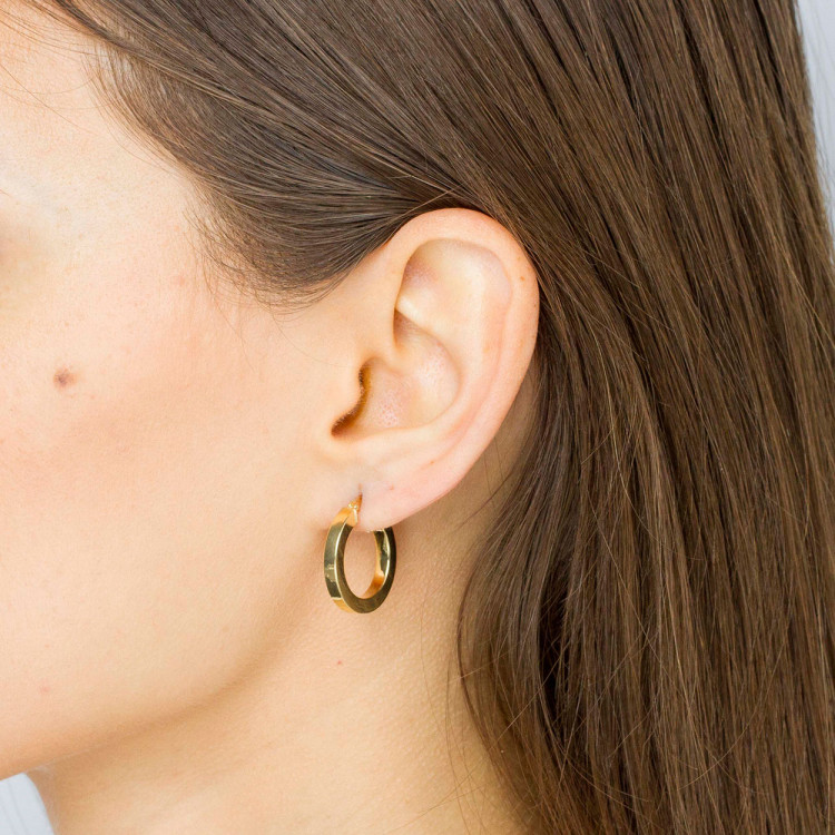 Kolczyki ze złota 2.1cm koła