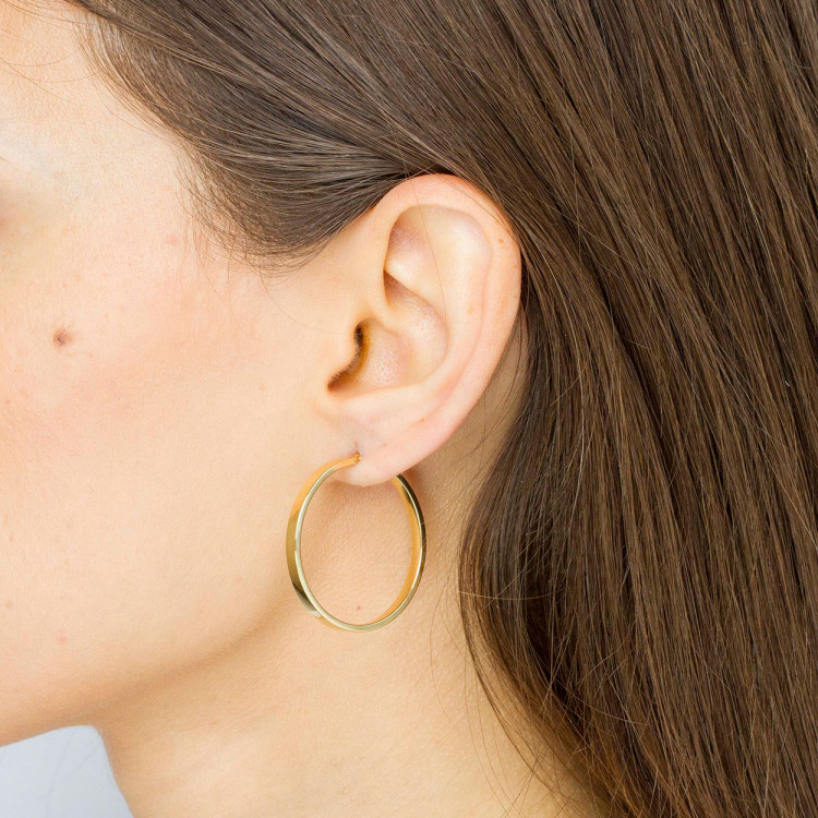 Kolczyki ze złota 3.3cm koła