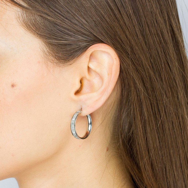 Kolczyki ze złota 2.5cm koła