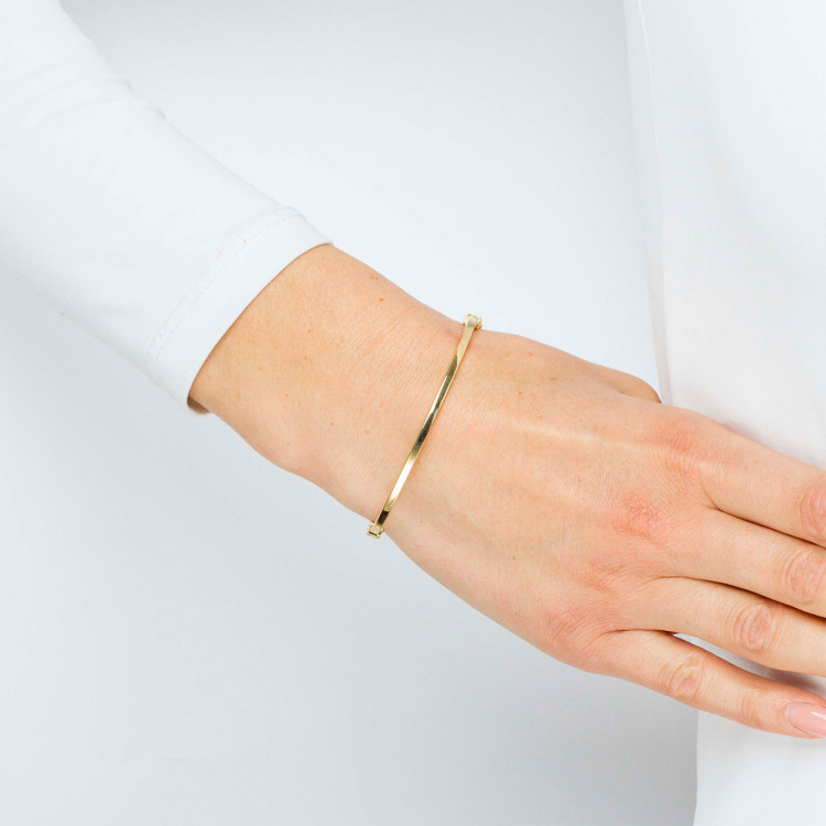 Bransoletka ze złota z secrcami