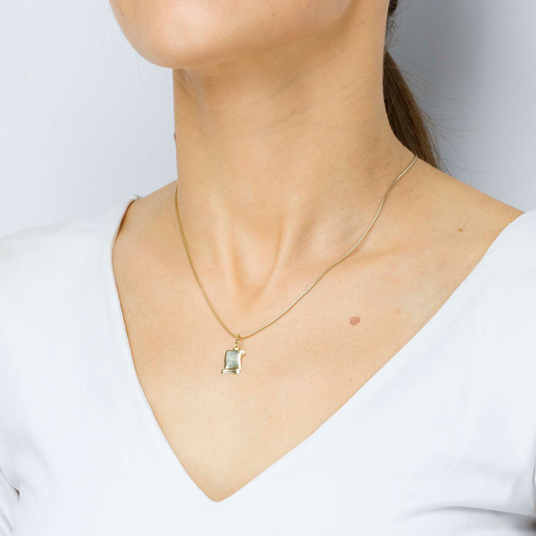 Zawieszka ze złota blaszka