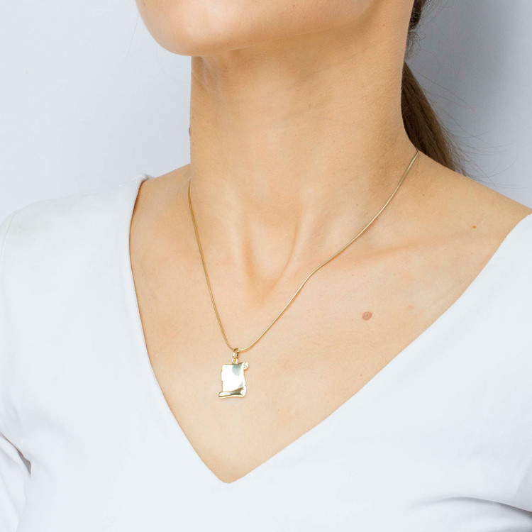 Zawieszka ze złota blaszka