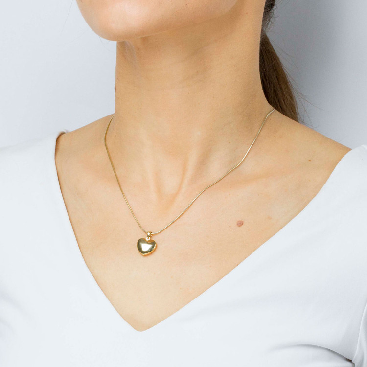 Zawieszka ze złota serce