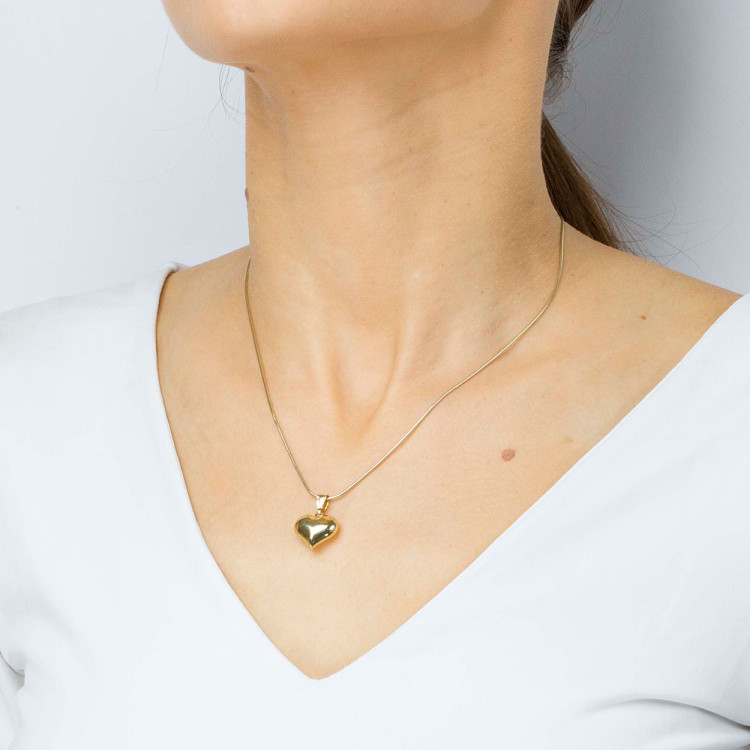 Zawieszka ze złota serce