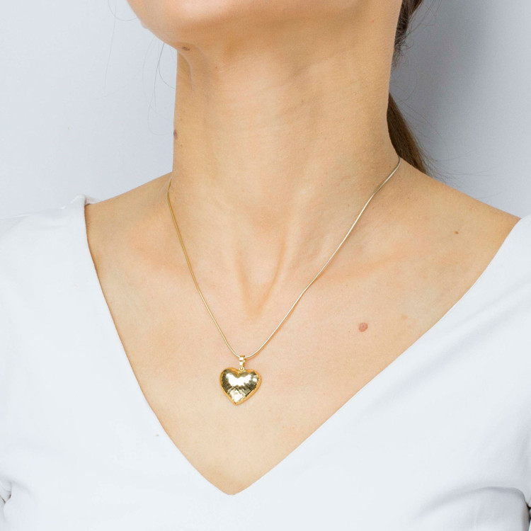 Zawieszka ze złota serce