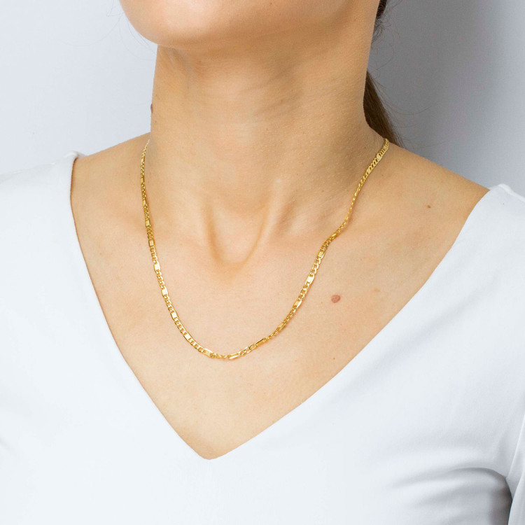 Łańcuszek ze złota figaro