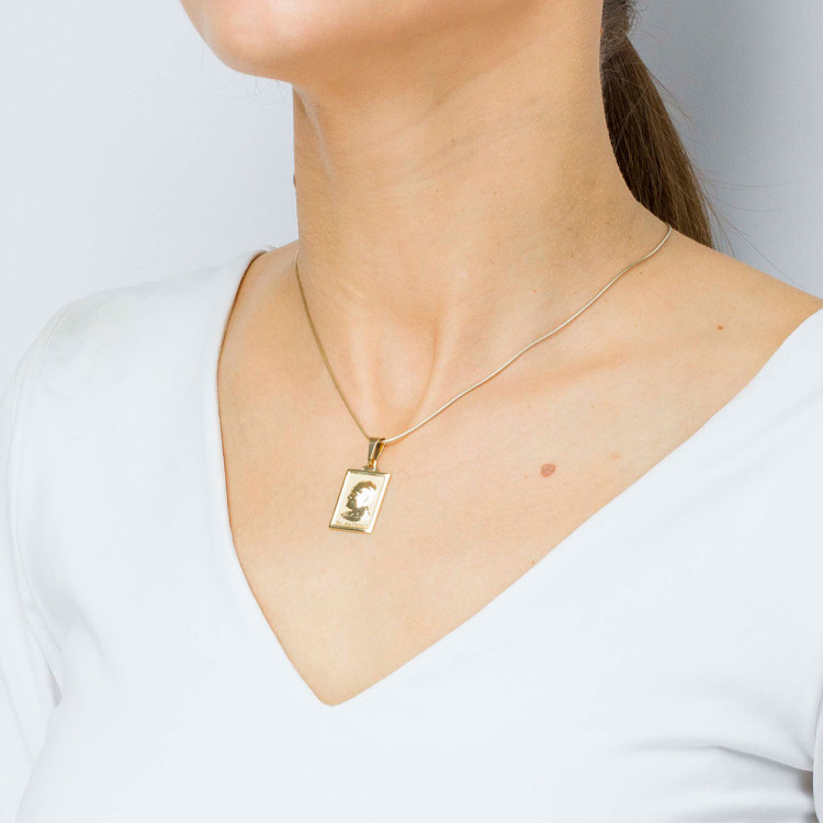 Zawieszka ze złota Jan Paweł II