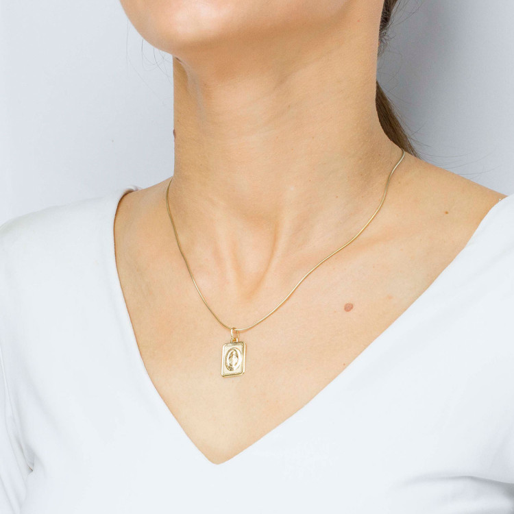 Zawieszka ze złota cudowny medalik