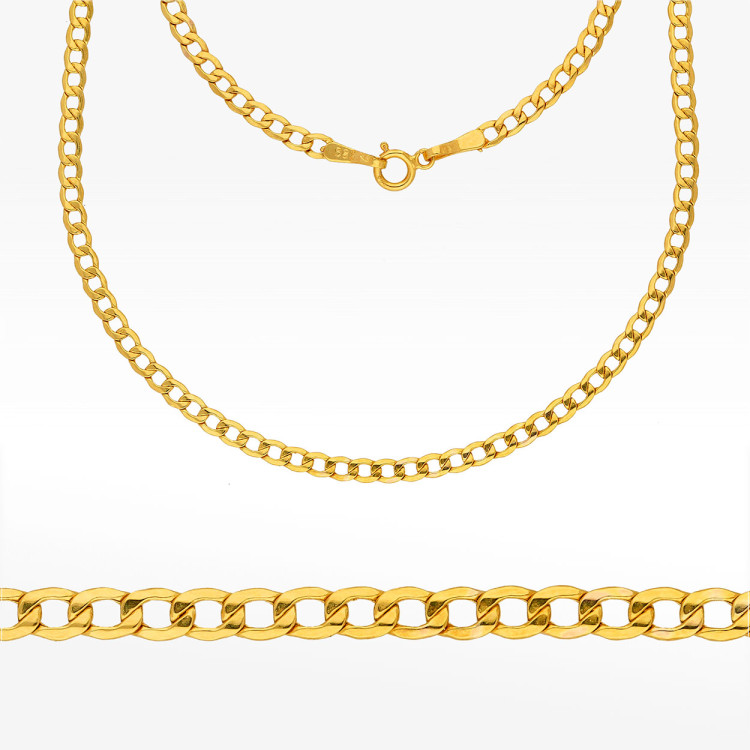 Łańcuszek ze złota pancerka