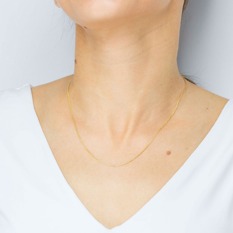 Łańcuszek ze złota pełny