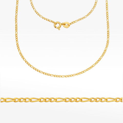 Łańcuszek ze złota figaro