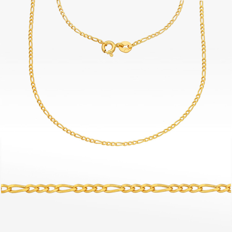 Łańcuszek ze złota figaro