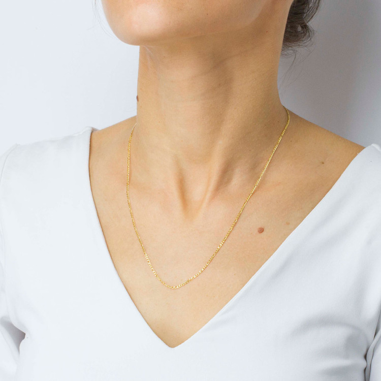 Łańcuszek ze złota figaro