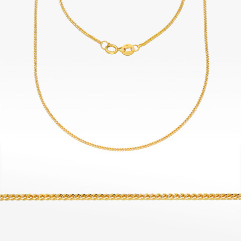 Łańcuszek ze złota lisi ogon pełny