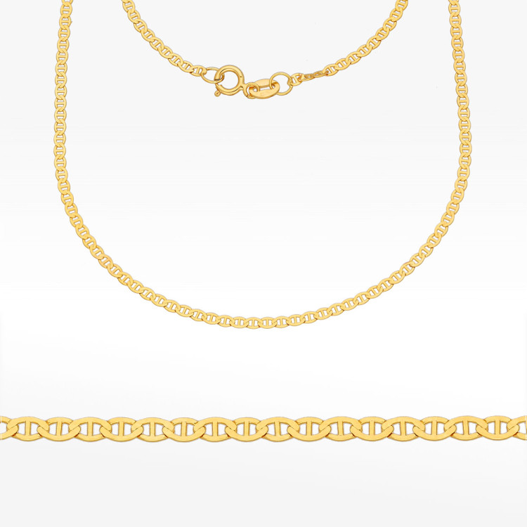 Łańcuszek ze złota gucci pełny