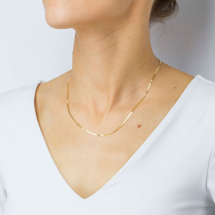 Łańcuszek ze złota gucci pełny