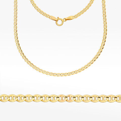 Łańcuszek ze złota gucci pełny