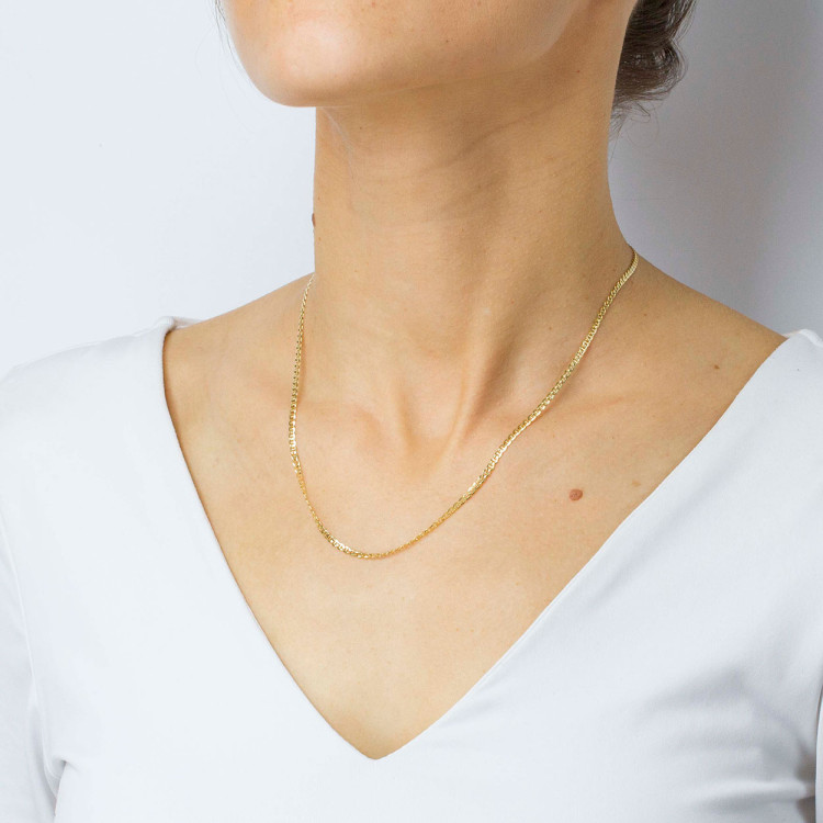 Łańcuszek ze złota gucci pełny