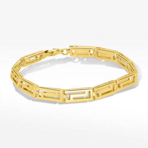 Bransoletka ze złota z wzorem greckim