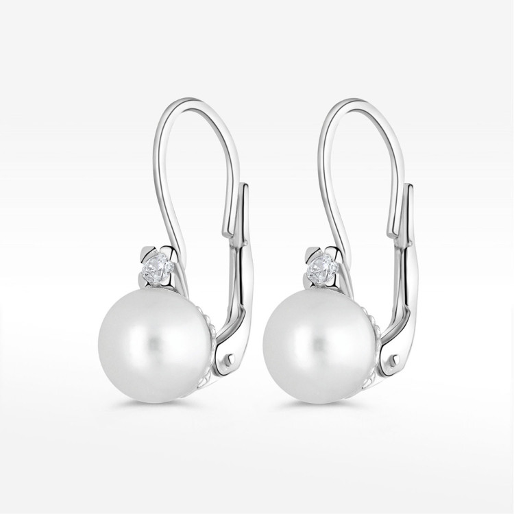 Kolczyki ze złota z perłą