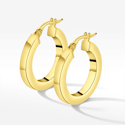 Kolczyki ze złota 2.1cm koła