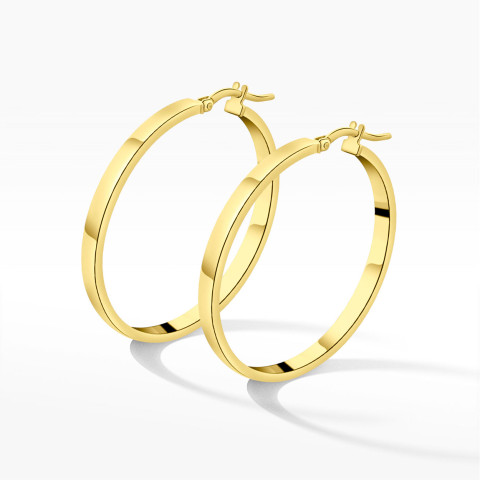 Kolczyki ze złota 3.3cm koła